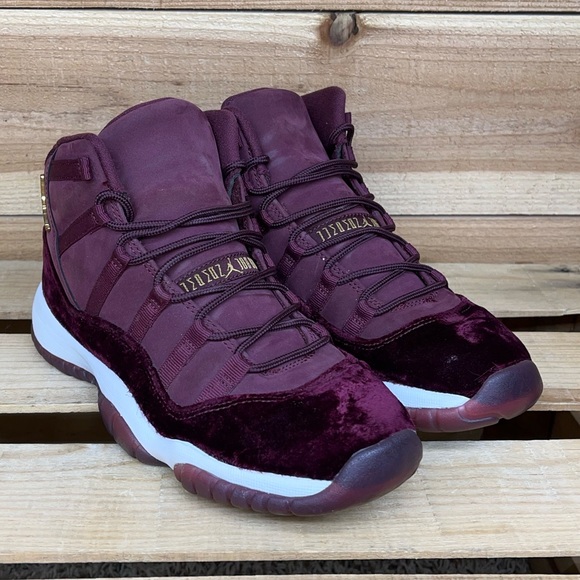 Jordan Other - Air Jordan 11 Retro GG Heiress, Youth 5.5, Night Maroon Velvet & Metalli…